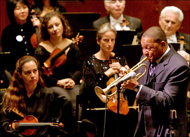 Wynton playing at Avery Fisher Hall