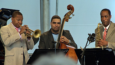 Wynton and his Quintet playing at Paris Jazz Festival 2007