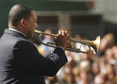 Wynton playing at 11 September 2006 Ceremony